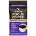 VitaCup Focus Ground Mushroom Coffee, Boost Focus & Immunity with Lions Mane, Chaga, B Vitamins, D3, Memory & Clarity, Medium Dark Roast, Bold & Smooth 100% Arabica Specialty Coffee Grounds, 10 Oz Focus + Mushrooms 10 Ounce (Pack of 1)