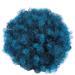 Synthetic Puff Afro Curly Hair Extension Black Purple For Women Short Hair Bun Drawstring Ponytail Blue 3 pcs