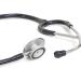 Buy Lightweight Stethoscope for Doctors & Nurses - Flexible Latex-Free Tube Soft Ear Knobs Silver Matt Finish - International Shipping Available - Buy Online on GoSupps.com