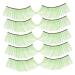 MAGICLULU 10 Pairs Halloween Extra Long False Eyelashes Fake Eyelash Dramatic Eyelash Upper Eyelashes Fiber Long False Eyelashes Party Lashes Goth 3d End of Eye Chemical Fiber