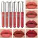 Gloss L vres | Brillant Longue Tenue en 12 Couleurs - Rouge L vres Liquide Pour Shopping R paration Femmes Fille Voyage D placement Professionnel Sc ne Rendez-vous et Tube d'argent - Buy Online on GoSupps.com