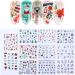 Christmas Nail Stickers Self-adhesive Christmas Stickers Nail Art Decal DIY Manicure Decorations 1Set - Buy Online on GoSupps.com