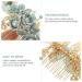 ibasenice Rhinestone for Hair Fashion Retro Alloy Hair Comb Hair Combs Side Wedding Hair Accessory for Women Green Hair Comb Hair Clip Hair Teasing Comb Bridesmaid Cherry Blossoms Scarf - Buy Online on GoSupps.com