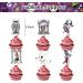 heegungs Christmas Eve Fright theme Birthday party decoration banner Cake topper and Cupcake Toppers Birthday party balloon decoration Christmas birthday party supplies - Buy Online on GoSupps.com