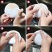 Ultra-Washable 10cm Velor Face & Body Powder Puff - Reusable Loose Powder Applicator (2 Pieces) | Dndgdlua - Buy Online on GoSupps.com