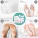 Lavender Foot Peeling Mask - 4 Bags (35ml each) for Cracked Heels & Dead Skin Removal | International Shipping - Buy Online on GoSupps.com
