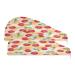 Watercolor Cherry Dry Hair Cap 2 Piece Quick Drying Towel Set with Button Headband Super Absorbent Soft & Comfortable