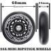 AOWISH 68mm Mini Rip Stick Skateboard Wheels 90A - Set of 2 Black | Replacement Wheels with ABEC-9 Bearings for DLX Mini Board - 2-Wheeled Mini Wave Board - Buy Online on GoSupps.com