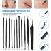 tesrgre Blackhead Remover Pimple Popper Tool Kit 11 Pcs Pimple Extractor Tool Acne Kit for Blackhead - Buy Online on GoSupps.com
