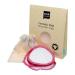 FAIR SQUARED cosmetic pads 7 pieces - washable make-up removal pads made from fair trade organic cotton - zero waste alternative to cotton pads