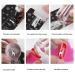 Clear Nail Art Stamper with Cap & Scraper | Silicone Jelly Stamp for DIY Nail Art | Perfect for French Smile Lines & Transparent Designs - Buy Online on GoSupps.com