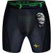 Exxact Sports Boys Compression Shorts with Lightweight Cup - Youth Compression Shorts for Baseball, Lacrosse, Football Medium Black