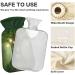 NAANLE 2L Hot Water Bottle with Fantasy Tree House Cover - Pain Relief & Warmth for Back Feet & Neck | Transparent Heat Bottle for Cold Therapy - Buy Online on GoSupps.com