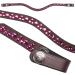 Premium Leather Forehead Straps - Eldorado Wave Shape with Rhinestones | COB Size Brown Paradise - International Shipping - Buy Online on GoSupps.com