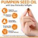 Pumpkin Seed Oil with Saw Palmetto Softgels 300 Count | 1000mg per Serving Cold Pressed 2-in-1 Formula Dietary Supplement with Essential Fatty Acids & Phytosterols | Non-GMO Gluten-Free - Buy Online on GoSupps.com