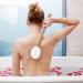 LFJ Long Handle Body Lotion Applicator for Back - Sunscreen & Shower Skin Care Tool with 4 Replaceable Pads for Men and Women - Buy Online on GoSupps.com