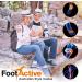 Footactive Comfort Insoles | Orthopedic Support for Heels Feet Knees & Back | Relief from Foot Pain | Blue Size 35-38 (XS) - Buy Online on GoSupps.com
