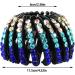 SUANQ Rhinestone Bird Nest Hair Clip Expandable Ponytail Holder Hair Claw Clamps Colorful Fashion Bun Makers Hair Accessory Donut Bun Maker for Women Girls - Buy Online on GoSupps.com