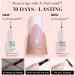 SXC Cosmetics French Tip Press On Nails - Pink Medium Square 150 Pieces Ultra Fit Pre-applied Primer & Base Coat - DIY Nail Art X-Pro Tips P117-M - International Shipping Available - Buy Online on GoSupps.com