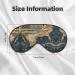 USA Map & Flag Sleep Mask - Adjustable Soft Blindfold for Travel & Relaxation - Buy Online on GoSupps.com