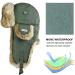 Real Rabbit Fur Trapper Hat - Men Women Winter Russian Ushanka Aviator Bomber Army Green - Large-X-Large - Buy Online on GoSupps.com