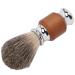 Razor brush for men rubber wood handle facial cleaning foaming trim brushes beard-razor brush light shaving brush for the trip for the salon and at home