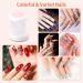 Mini UV LED Nail Lamp - Portable Nail Dryer for Gel Nails | Quick Drying Art Tools - Travel/Home DIY (Pink) - Buy Online on GoSupps.com