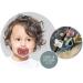 Hevea Schnuller Nordic-Sea Green - Eco-Friendly Rubber Pacifier | Jaw-Friendly for Babies 3-36 Months | 1 Pack - Buy Online on GoSupps.com