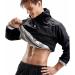 HOTSUIT Sauna Suit for Men - Sweat Sauna Jacket and Pants Set - Black XL - Buy Online on GoSupps.com
