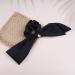 Dervivea Vintage Ribbon Bow Hair Tie Scrunchies Black Satin Hair Scrunchies Ribbon Bunny Ear Hair Rope Silk Elastic Hair Tiew Bowknot Ponytail Holder Hair Ties Decorative Hair Accessories for Women - Buy Online on GoSupps.com