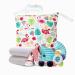 Waterproof Wet Bag Set - 4 Pieces Reusable Washable Wet Dry Bags for Travel, Beach, Swimwear, Diapers - Hawaii Design - 12 x 14 Inch - Buy Online on GoSupps.com