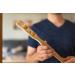 Chinchilla Eco Back Scraper with Massage Rollers - 100% Natural Bamboo | 46 cm | Relaxation & Well-Being | Eco-Friendly & Durable Back Massager - Buy Online on GoSupps.com