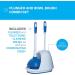 Mr. Clean Turbo Plunger and Bowl Brush Caddy Set - Blue/White 1-Pack - Buy Online on GoSupps.com