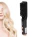 Buy Electric Hair Straightener Brush | Rapid Heating USB Rechargeable | Styling Tool for All Hair Types - Black - Buy Online on GoSupps.com