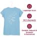 Shirtracer Women's Dog Owner Gift - Never Walk Alone Paw Prints Light Blue T-Shirt - Buy Online on GoSupps.com
