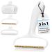 House wizard portable lint remover 3 in 1 set with 2 attachments Pilling razor lyric roller animal hair remover - interchangeable head - developers