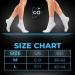 Women's Neuropathy Socks - 100% Seamless Diabetic Socks, Non-Binding Top - 12 Pairs (Black & White, Size 6-9) - Buy Online on GoSupps.com