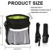 Tomtary Dog Treat Pouch Durable Black Large Dog Treat Bag with Adjustable Shoulder Strap Waist Belt and Clip Puppy Training Walking Bag with Poop Bag Multi Pocket Easily Carrying Food Toys - Buy Online on GoSupps.com