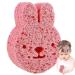 Baby Sponge for Bathing | Soft Body Wash Scrubber Cute Dead Skin Remover Body Scrubber Bath Rub Shower Brush for Children Kids Baby Toddler Pink