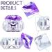 2-Piece Crystal Glass Dappen Dish Set for Acrylic Nails - Nail Manicure Care Tools - Buy Online on GoSupps.com