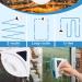 Upgrade Mupgrade Magnetic Window Cleaner Sofenthiss Double Side Magnetic Window Cleaner Magnetic Window Washer Adjustable For High Rise Window Cleaning (Double-layer-22mm Red) Double-layer-22mm Red - Buy Online on GoSupps.com