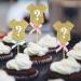 UXYOKM 24Pcs Gender Reveal Cupcake Topper with Blue Pink Bow Boy or Girl Cupcake Picks Gold Glitter Baby Shower Birthday Party Cake Decorations Supplies - Buy Online on GoSupps.com