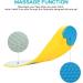 MOISO Memory Foam Insoles for Work & Sports - Cushioned Shock Absorbing Non-Slip Arch Support - Comfort & Pain Relief for Men & Women 6-8.5 / 7.5-9.5 - Yellow - Buy Online on GoSupps.com