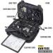 WYNEX Tactical Molle Admin Pouch of Laser Cut Design Utility Pouches Molle Attachment Military Medical EMT Organizer with Map Pocket EDC EMT Pack IFAK Tool Holder Universal U.S.A Patch Included Black - Buy Online on GoSupps.com