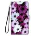 Miagon Full Body Wallet Case for Huawei P Smart 2019 Colorful Pattern Design PU Leather Flip Cover with Magnetic Closure Stand Card Slot Purple Flower Huawei P Smart 2019 Purple Flower