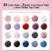 ROSALIND Gel Nail Polish Set Glitter Glossy Matte Top Coat Gel Polish 20 Colors UV Gel Polish Set White Blue Nude Nail Polish for Girls - Buy Online on GoSupps.com