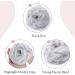 Silver Gray Wavy Curly Messy Hair Bun Scrunchie - 40g Hairpiece Extension - Buy Online on GoSupps.com