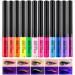 ruisteu Eyeliner 12 colors long lasting formula high color rendering waterproof eyeliner liquid eye set gift - Buy Online on GoSupps.com