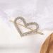 Inilbran Vintage Crystal Heart Hair Clips Gold Cz Rhinestone Wedding Hair Barrettes Vintage Rhinestone Heart Hairpin Barrette Sparkly Cz Hair Pins Hairclip Decorative Bobby Pins Crystal Headpieces - Buy Online on GoSupps.com