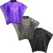 3 Pieces Short Hair Dye Cape Waterproof Capes for Hair Stylist Hair Color Salon Capes for Clients Comb out Beard Shampoo Cape Cutting Styling Salon Capes and Smocks Makeup Apron 3 Colors